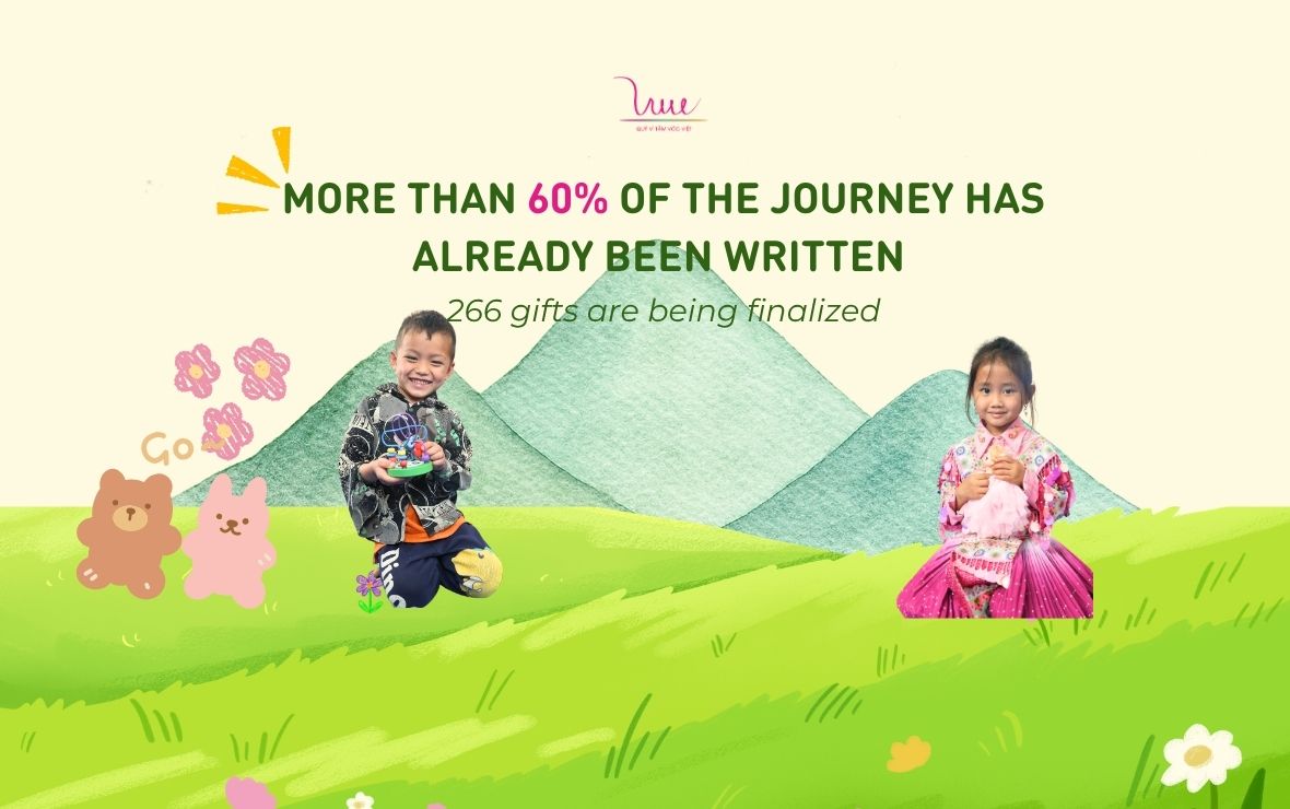 More than 60 Percent of the journey has been written thanks to 29 kind hearts